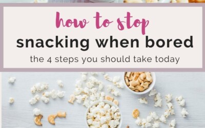 how to stop snacking when bored.