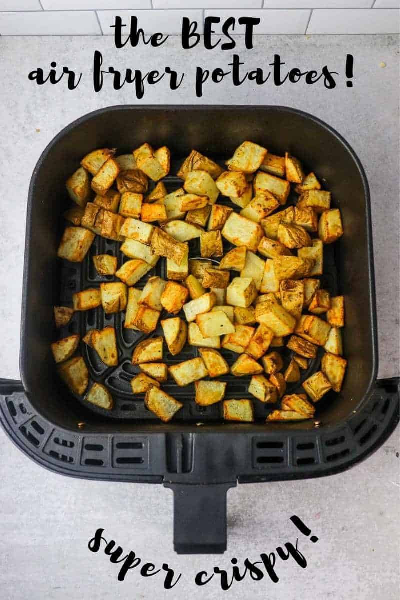 Crispy Air Fryer Potato Cubes Colleen Christensen Nutrition