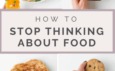 how to stop thinking about food
