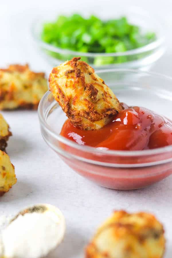 Homemade air fryer tater tots