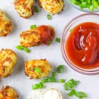 Homemade air fryer tater tots