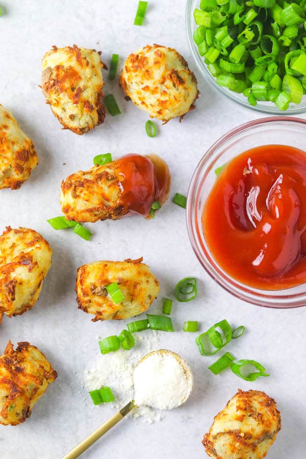 Homemade air fryer tater tots