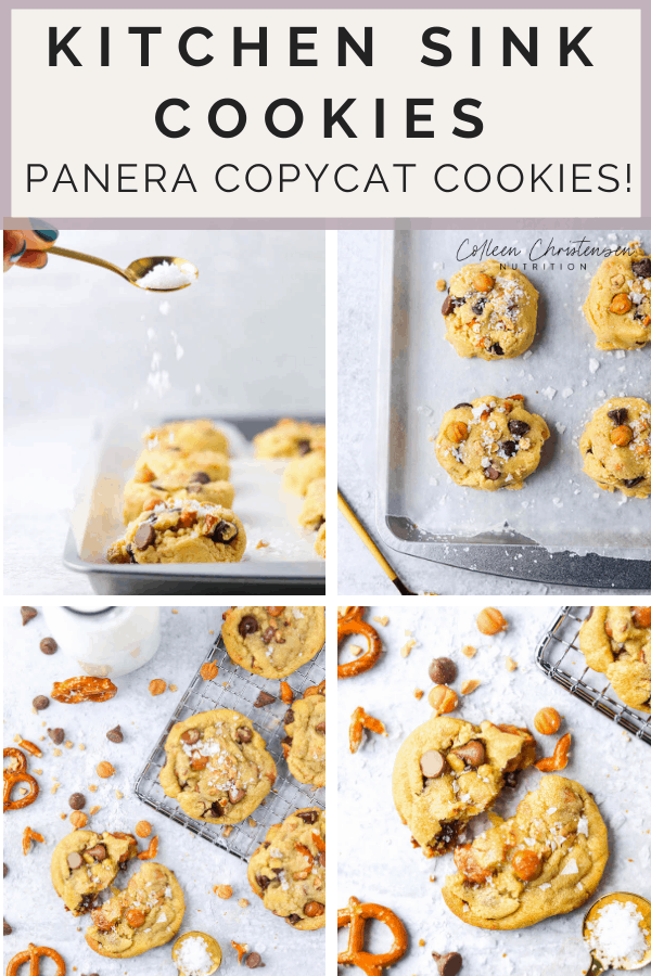 Copycat Panera Kitchen Sink Cookie - Colleen Christensen Nutrition
