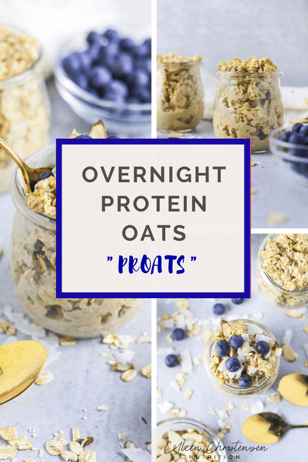 Proats Protein Overnight Oats Colleen Christensen Nutrition