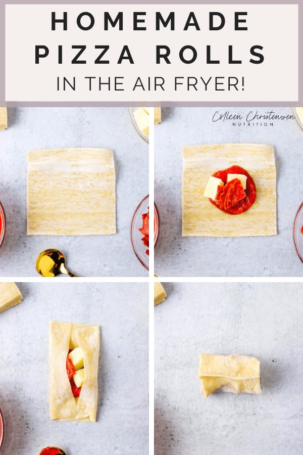 easy air fryer pizza rolls