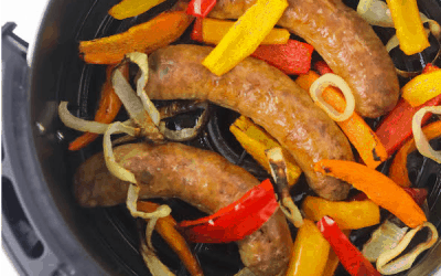 Air Fryer Sausage & peppers