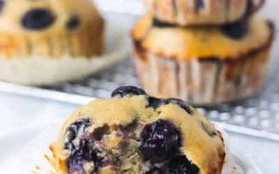 blueberry protein muffins