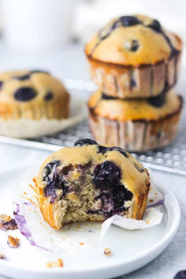 blueberry protein muffins