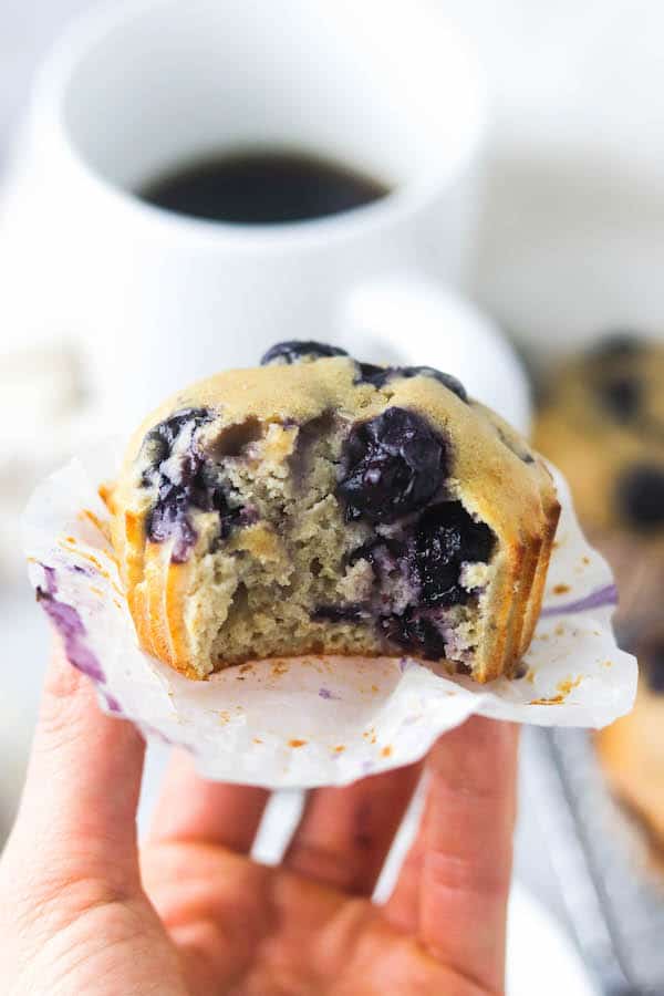 blueberry protein muffins