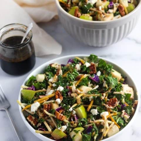 Goat Cheese, Pear & Kale Salad
