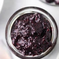 no added sugar blueberry jam