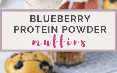 blueberry protein muffins