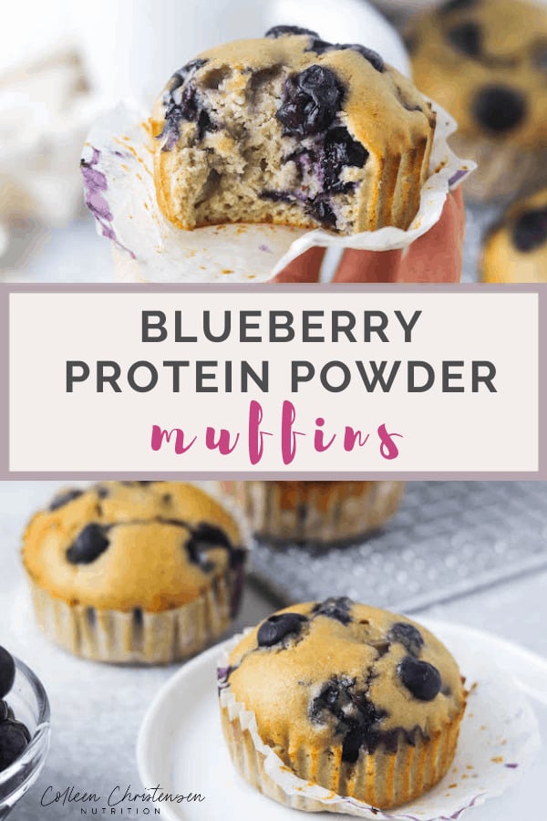 Blueberry Protein Muffins - Colleen Christensen Nutrition