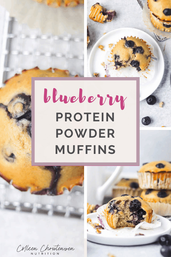 Blueberry Protein Muffins Colleen Christensen Nutrition