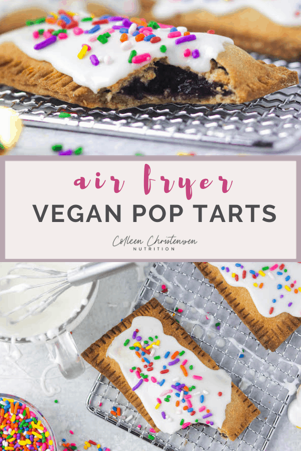 air fryer vegan pop tarts