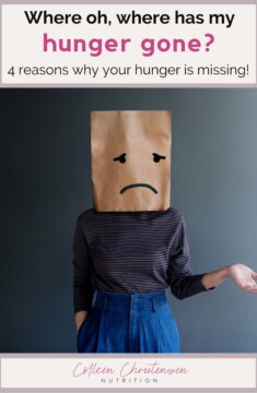 where has my huger gone.