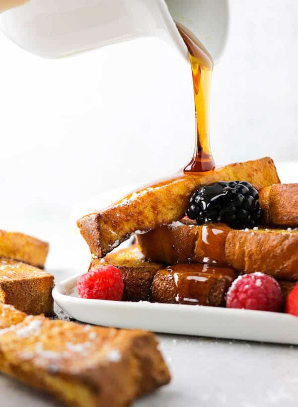 Perfect Air Fryer French Toast Sticks - Colleen Christensen Nutrition