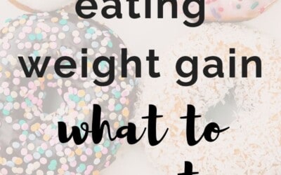 intuitive eating weight gain what to expect
