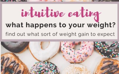 what happens to your weight with intuitive eating