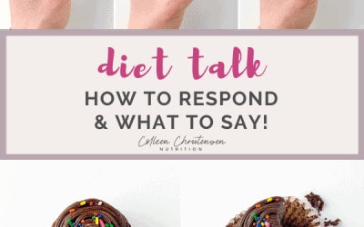 how to respond to diet talk