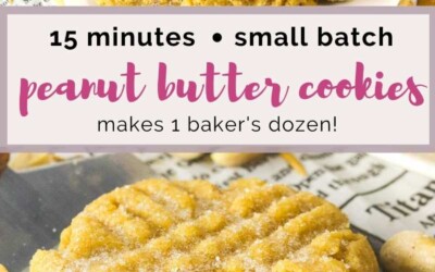 1 baker's dozen peanut butter cookies