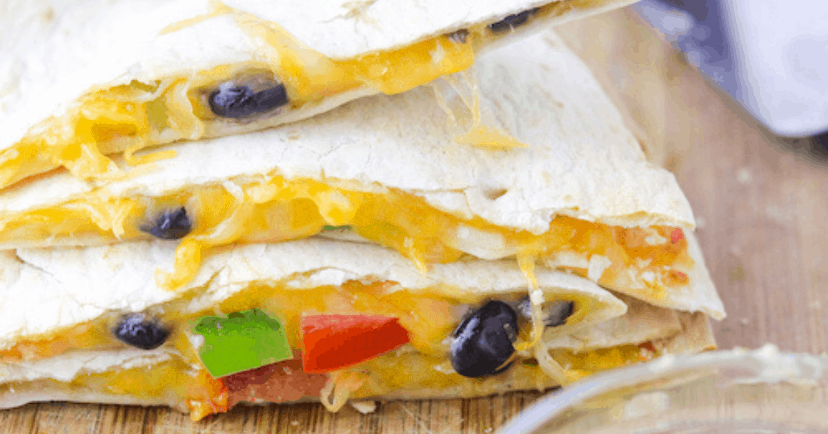 Crispy Air Fryer Quesadilla Colleen Christensen Nutrition