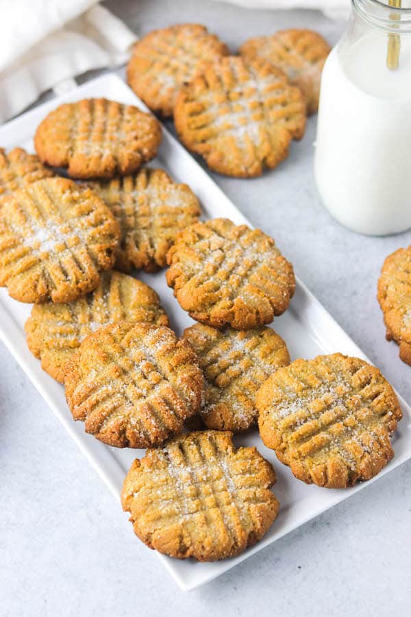 Almond Flour Peanut Butter Cookies Colleen Christensen Nutrition