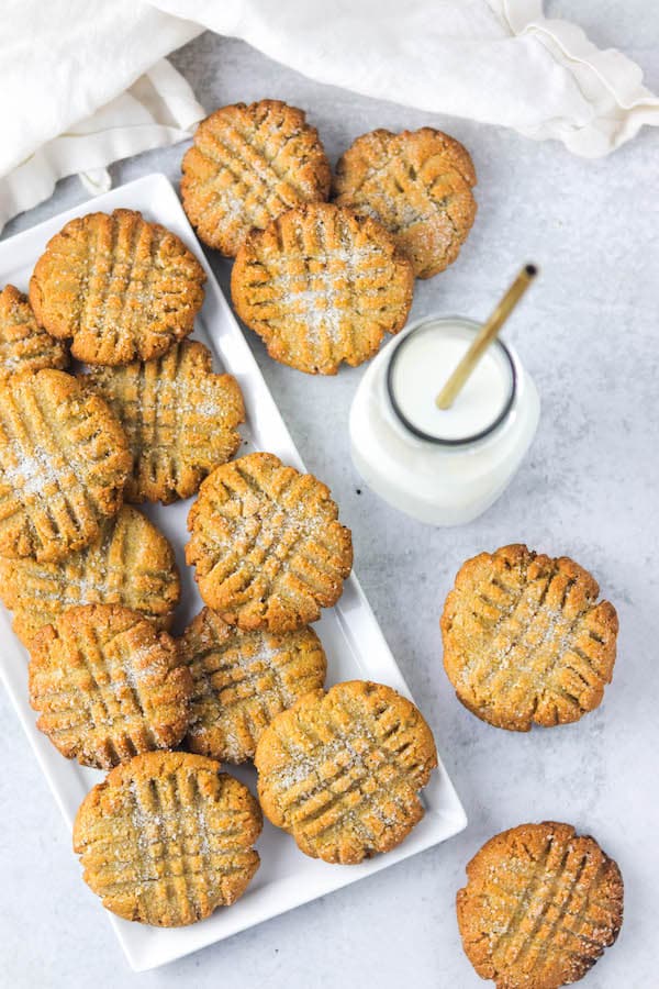 Almond Flour Peanut Butter Cookies Colleen Christensen Nutrition