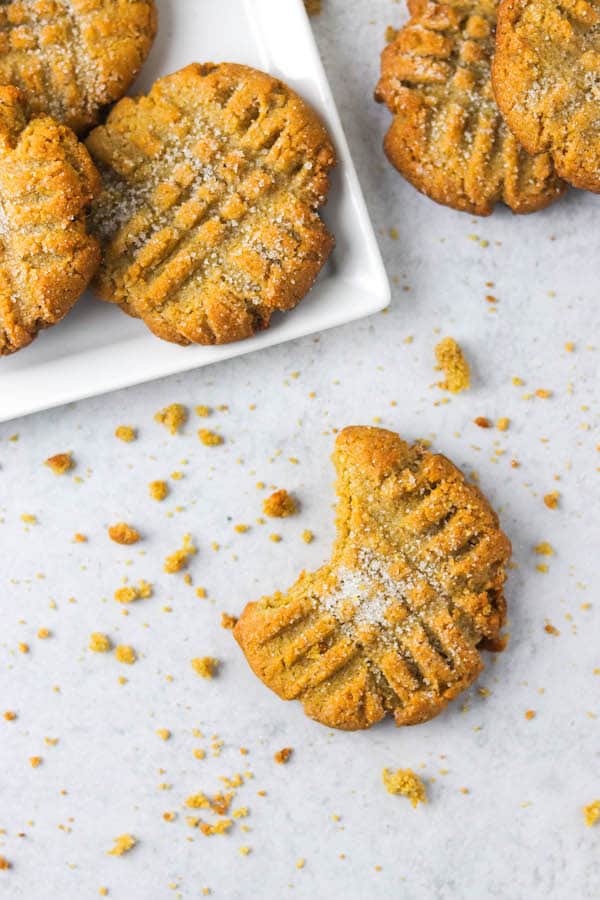 Almond Flour Peanut Butter Cookies Colleen Christensen Nutrition