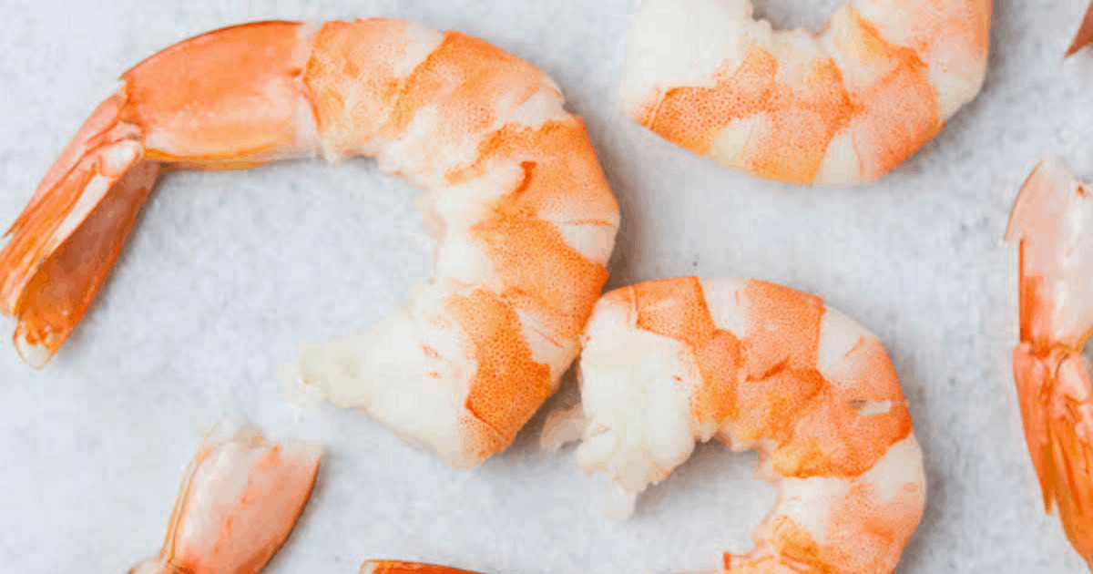 Air Fryer Frozen Shrimp - Colleen Christensen Nutrition