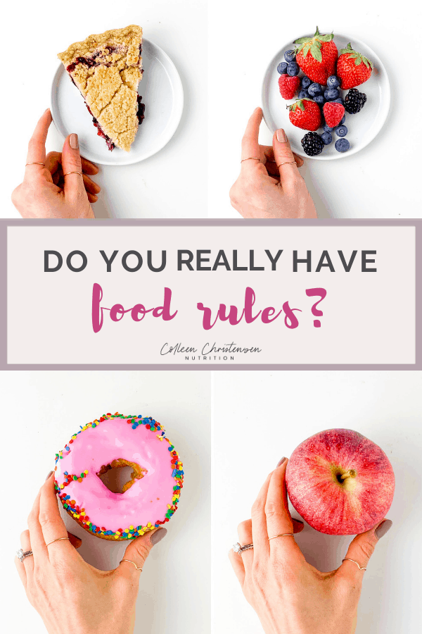 food rule VS food preference
