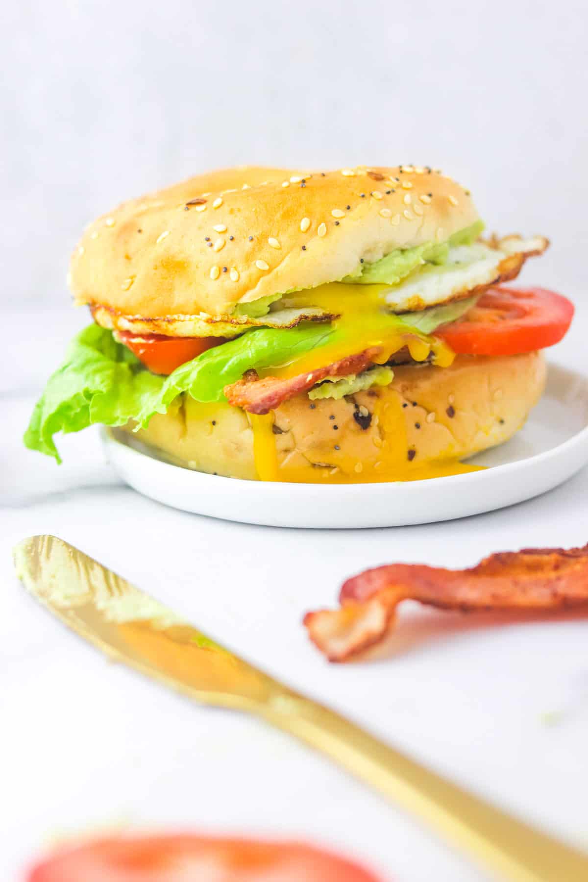 Ultimate BLT Bagel Sandwich Colleen Christensen Nutrition