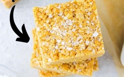 Peanut Butter Rice Krispie Bar tried and tested