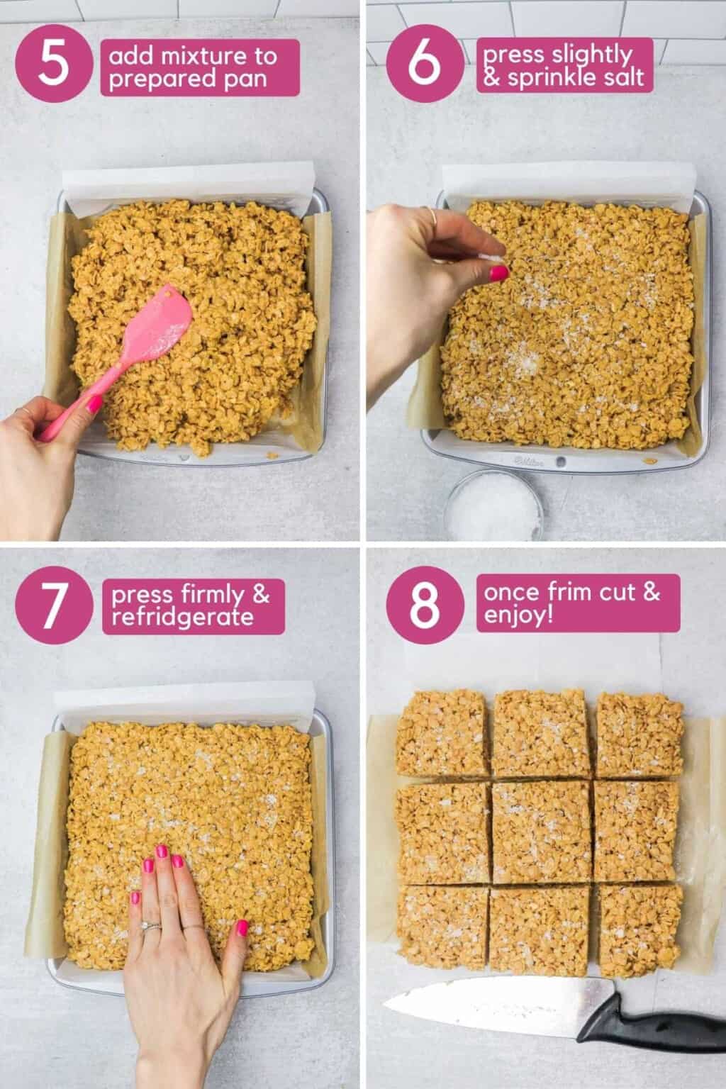 Peanut Butter Rice Krispie Treats Colleen Christensen Nutrition