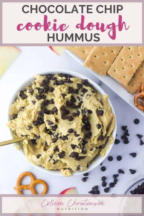Chocolate Chip Cookie Dough Hummus Colleen Christensen Nutrition