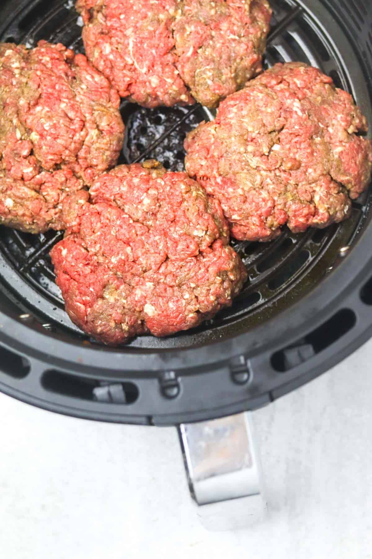 Juicy Air Fryer Burger Patties Colleen Christensen Nutrition