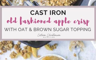 cast iron apple crisp