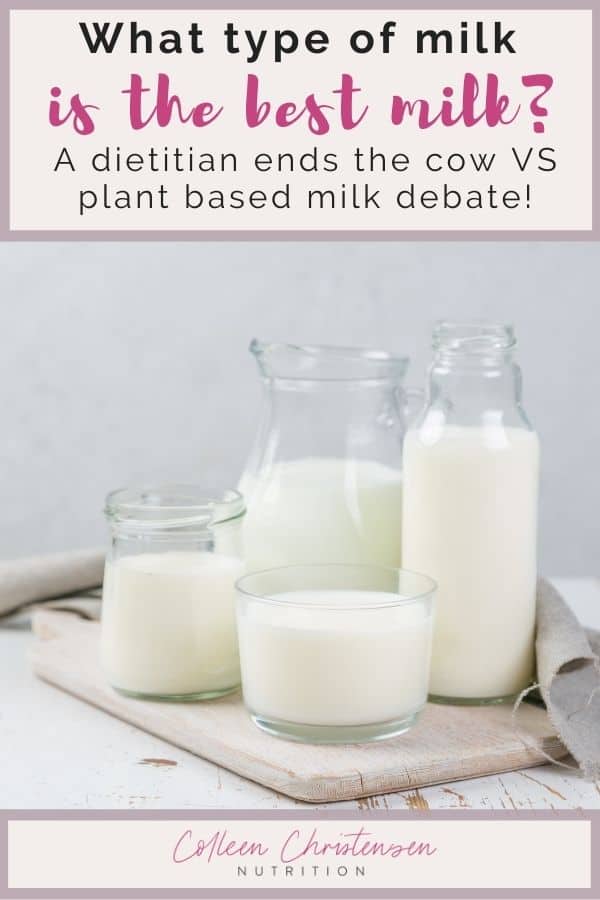 Cow VS plant based milk