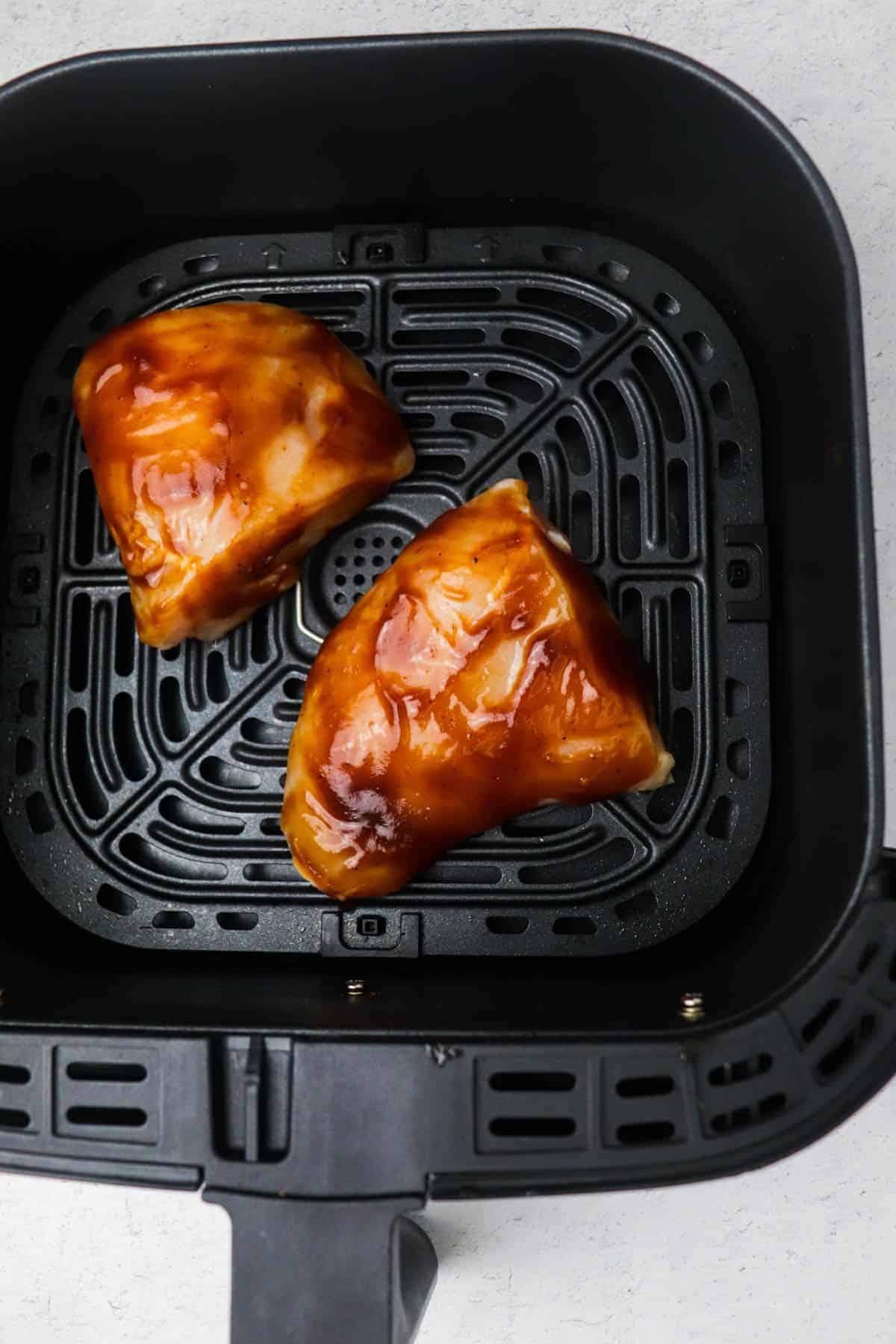 air fryer bbq chicken in air fryer uncooked