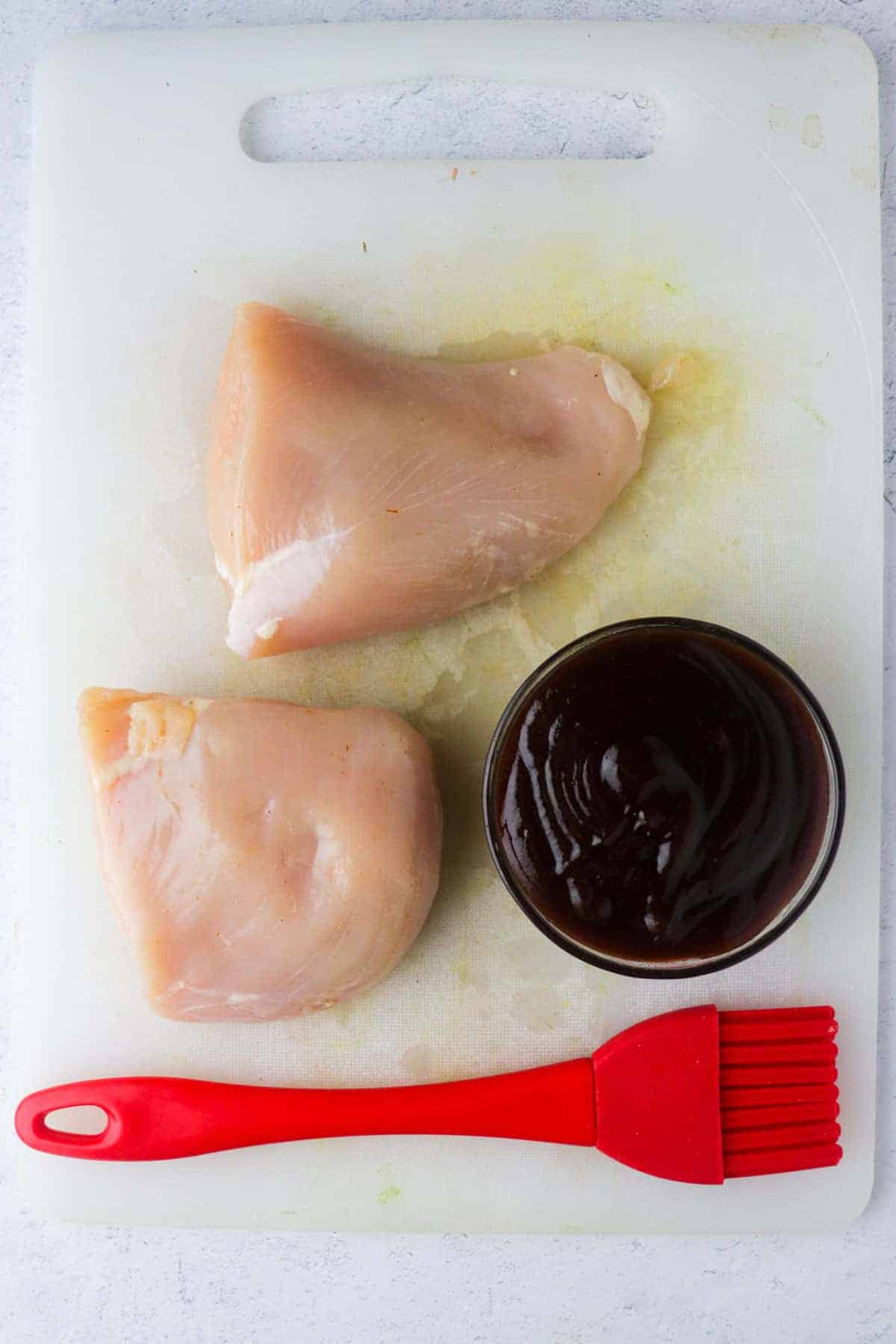 chicken and BBQ sauce for air fryer bbq chicken