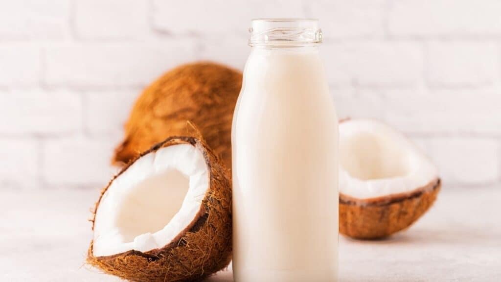 coconut with milk