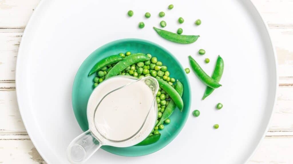 peas with milk