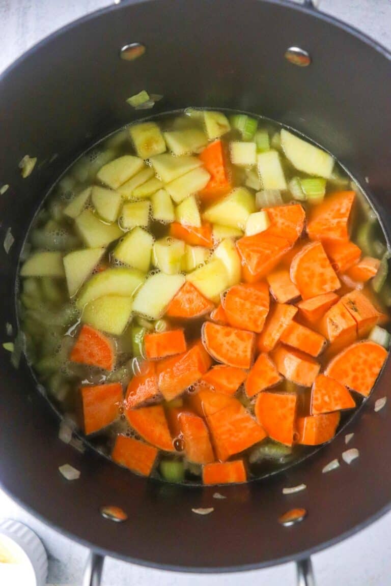 Creamy Pumpkin And Sweet Potato Soup Colleen Christensen Nutrition