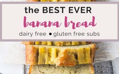 the best banana bread dairy and gluten free.
