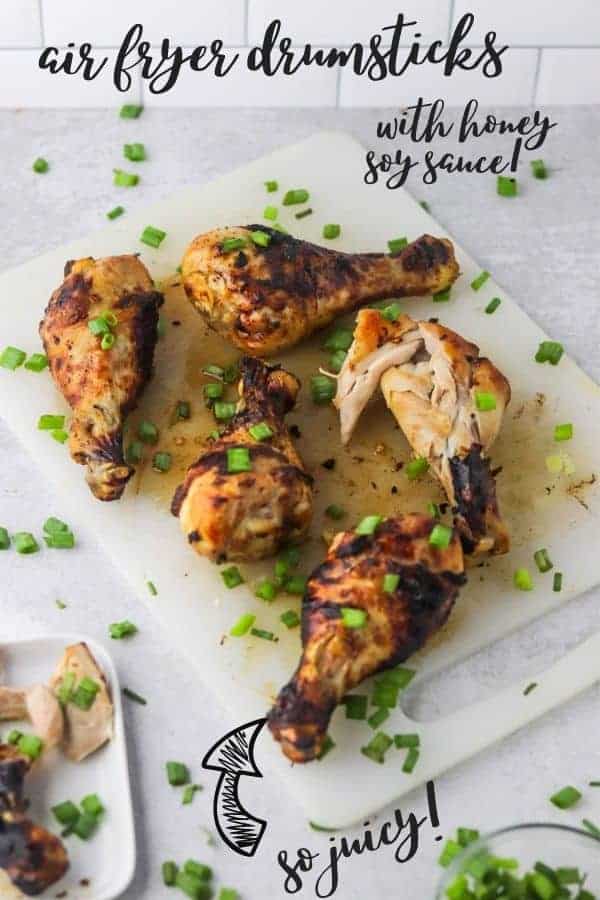 Honey Soy Air Fryer Drumsticks (Oven Directions Included!) Colleen