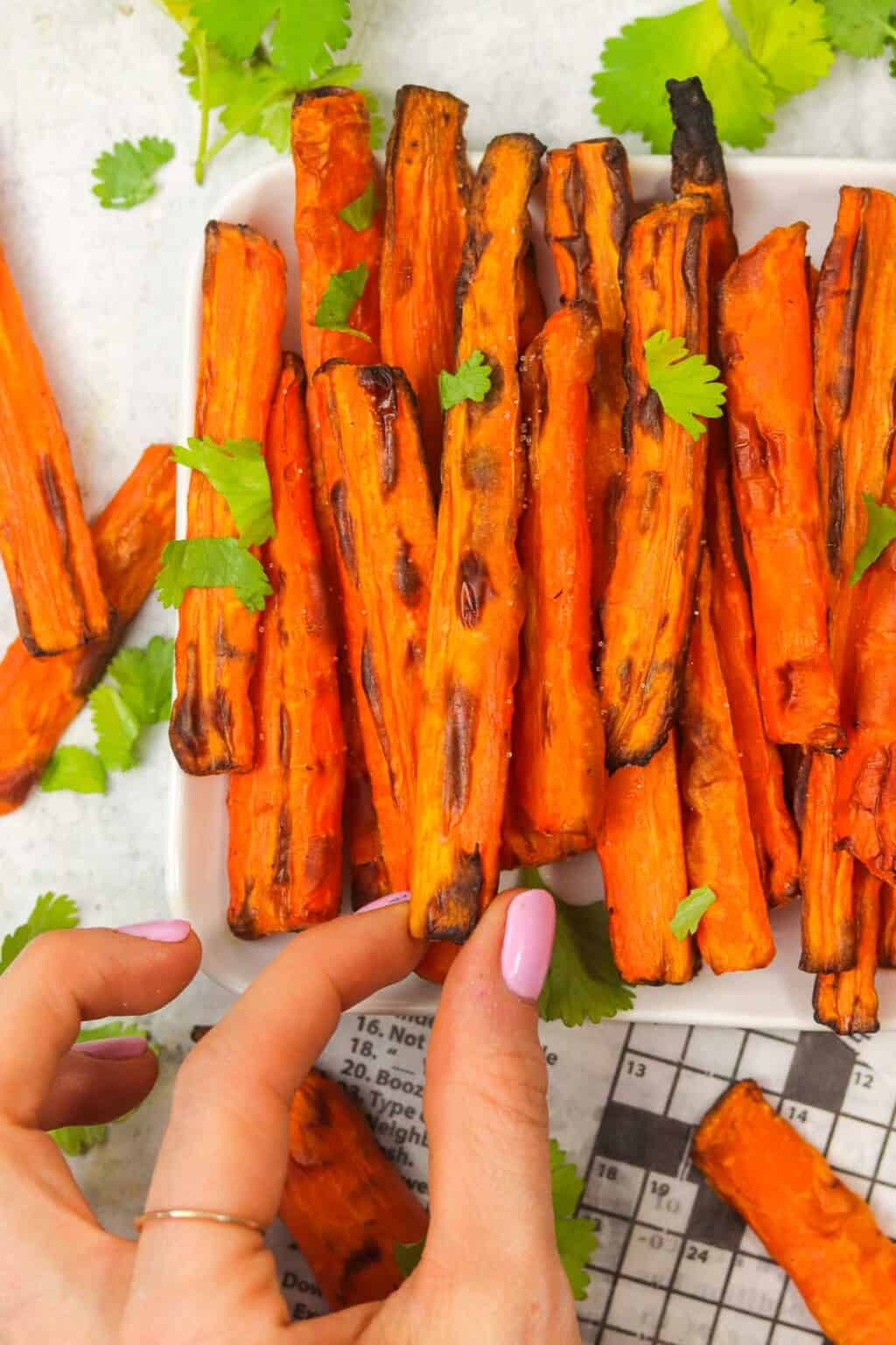 Perfectly Roasted Air Fryer Carrots Colleen Christensen Nutrition