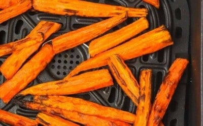 how to make air fryer carrots.