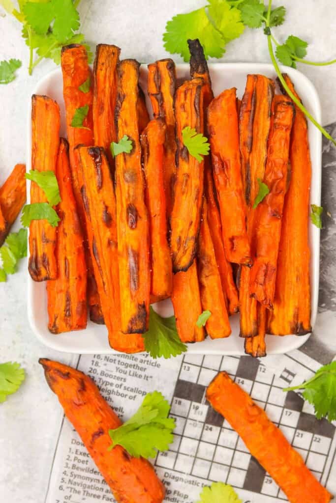 Perfectly Roasted Air Fryer Carrots Colleen Christensen Nutrition