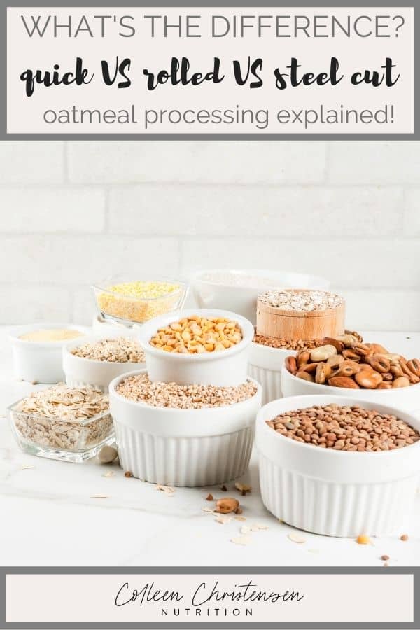 The Difference Rolled Oats VS Quick Oats VS Steel Cut Oats Colleen