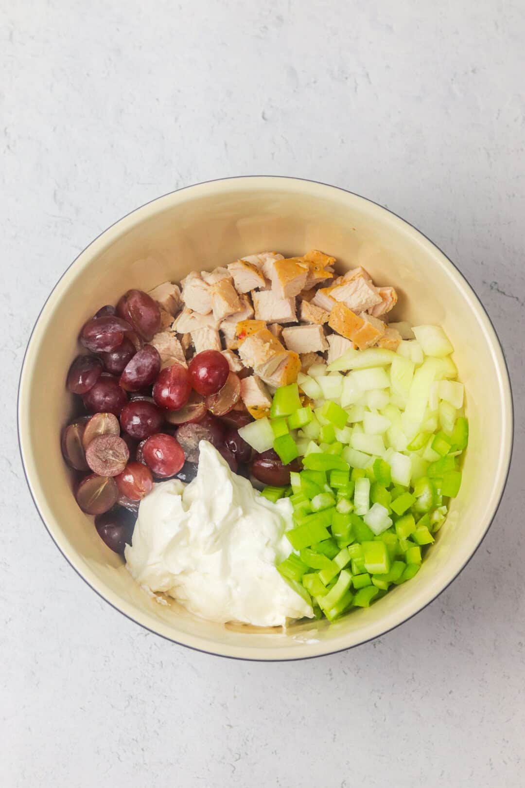 5 Ingredient Turkey Salad With Grapes - Colleen Christensen Nutrition